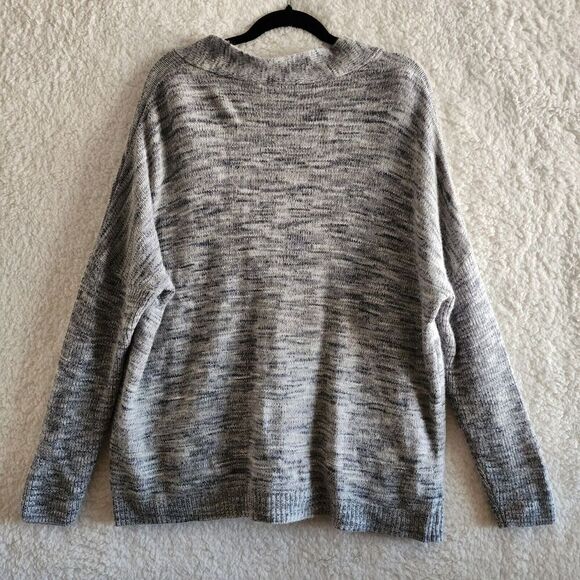 Coldwater Creek Womens Cardigan Wool Blend Space Dye Preppy Size L/XL - Picture 2 of 6